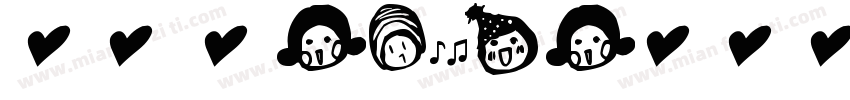 YG Floral字体转换